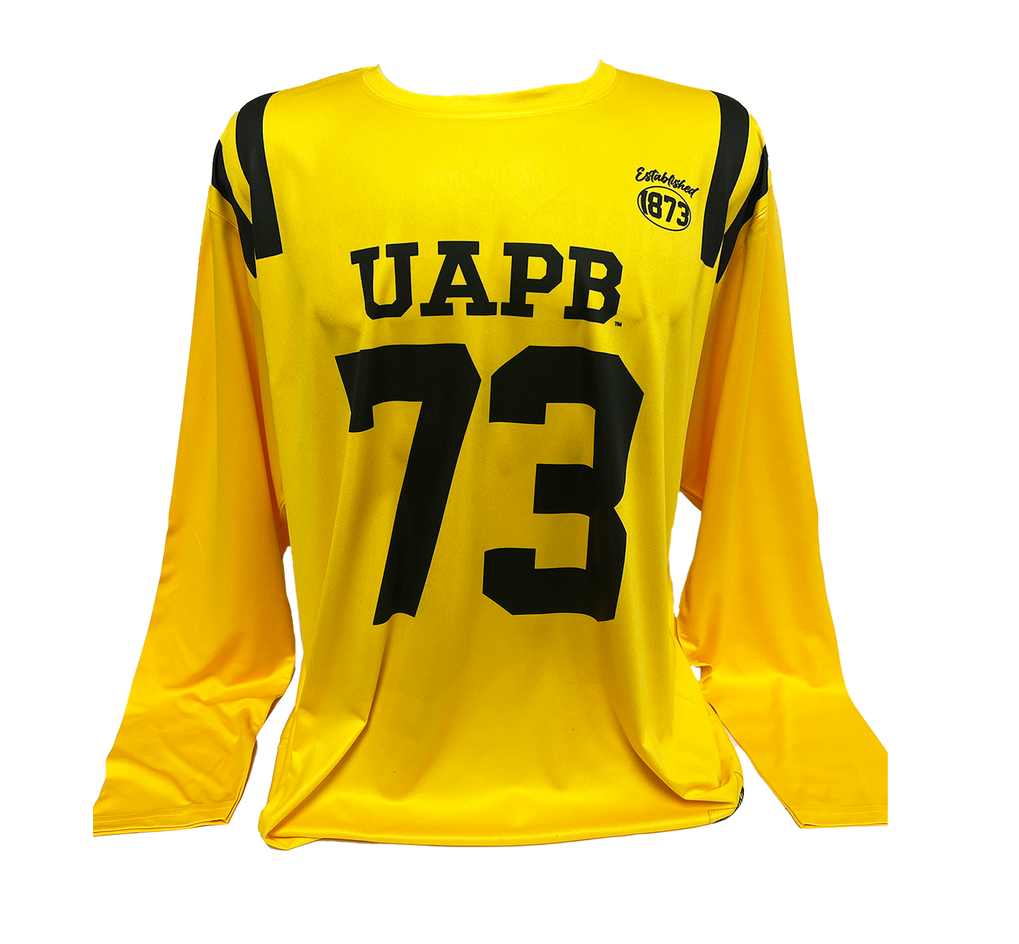 UAPB GOLD RUSH LONG SLEEVE FOOTBALL FAUXJERSEY™️ TEE